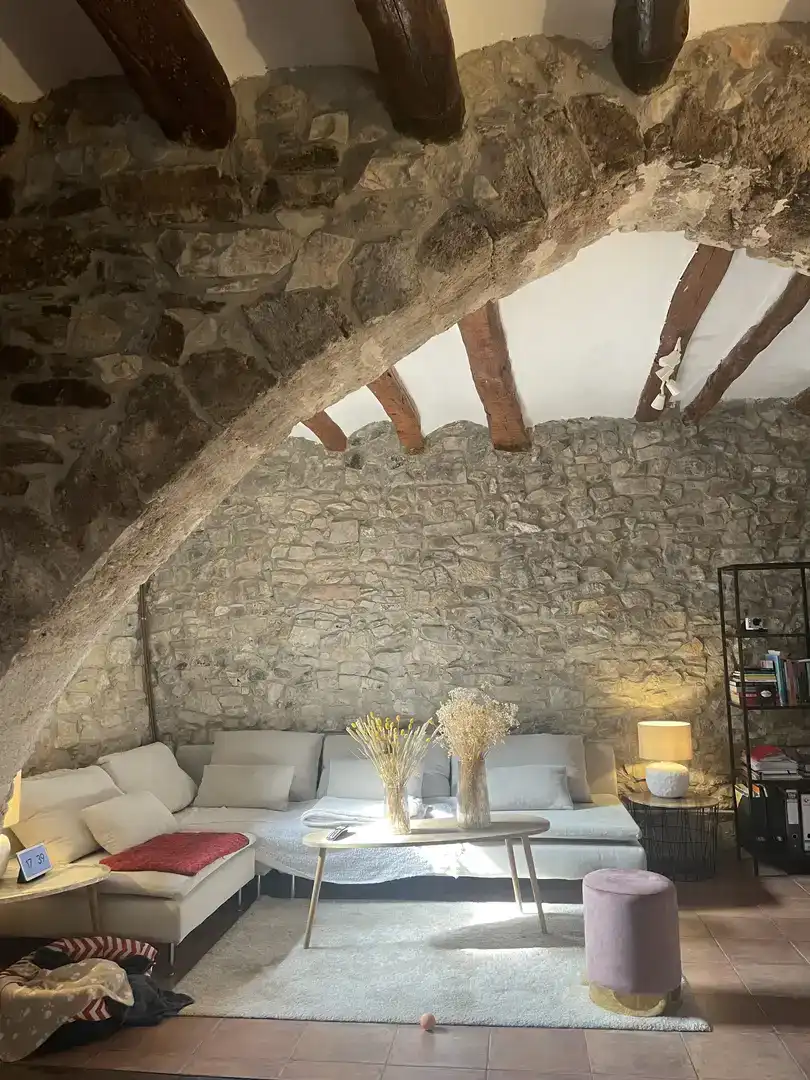 Sala d'estar de Casa o xalet en venda en La Torre de Claramunt amb Balcó