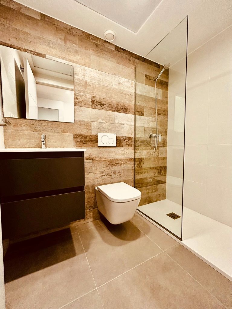 Baño de Piso en venta en  Murcia Capital con Aire acondicionado, Parquet y Terraza