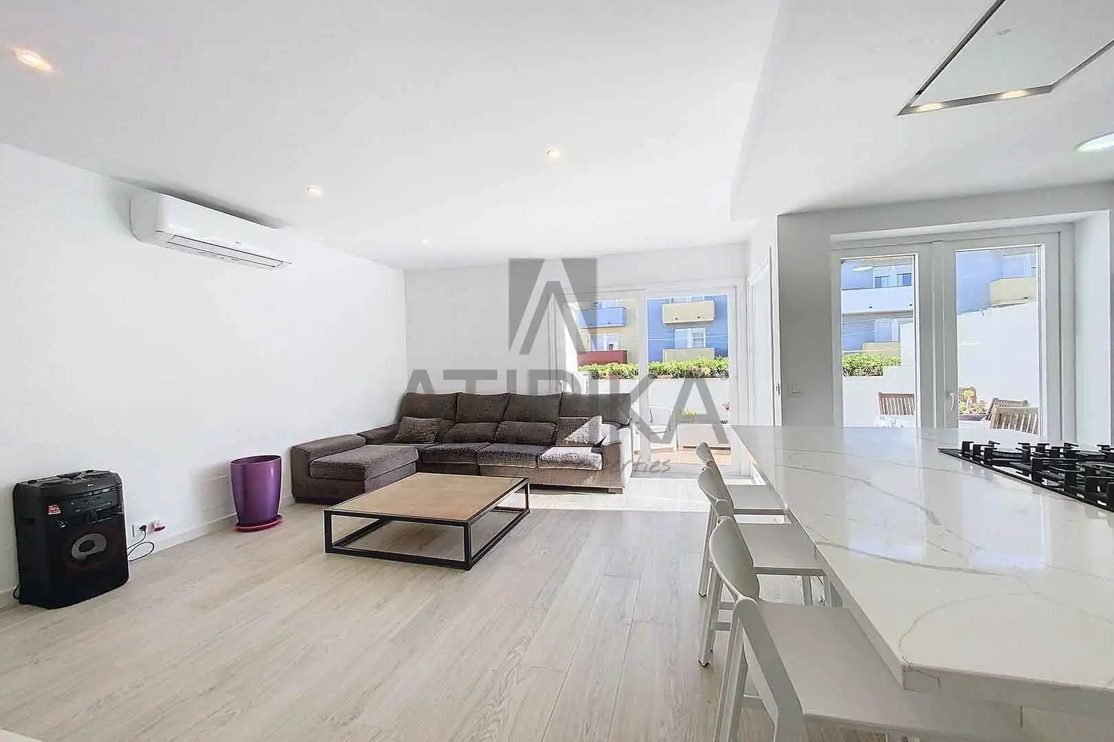 Sala d'estar de Casa o xalet en venda en Maó - Mahón amb Aire condicionat, Calefacció i Terrassa