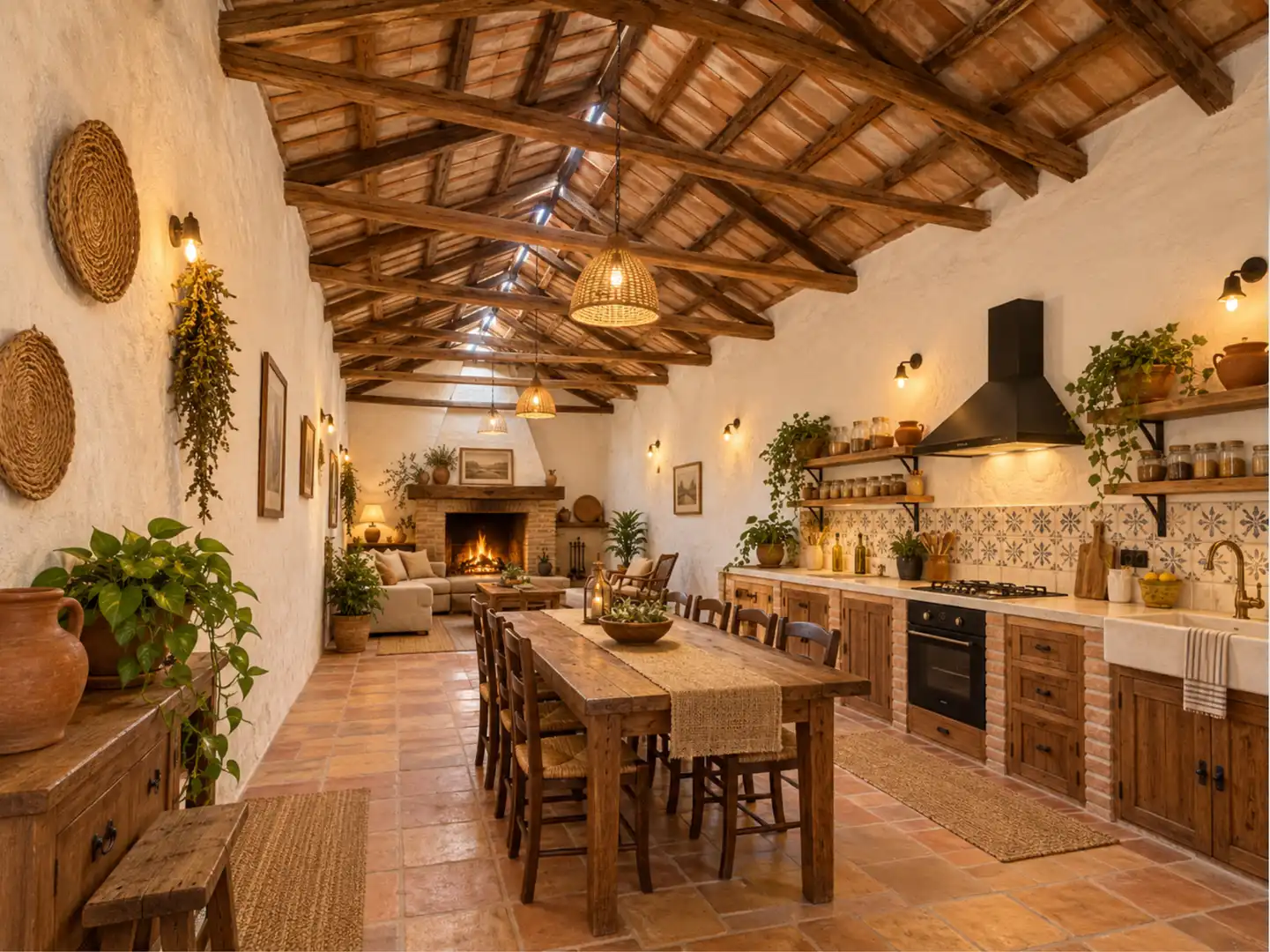 Esszimmer von Einfamilien-Reihenhaus zum Verkauf in Ciudad Real mit Privatgarten und Terrasse