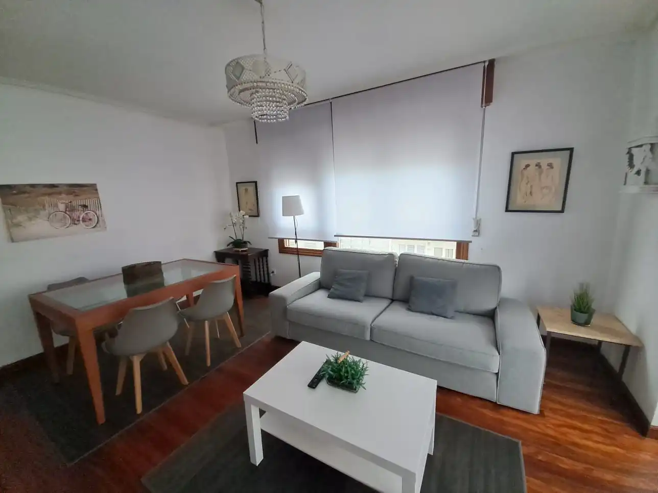 Sala d'estar de Pis de lloguer en Castro-Urdiales amb Calefacció i Moblat