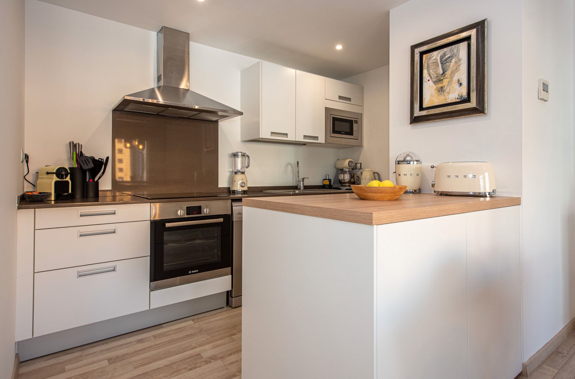 Kitchen of Flat for sale in Castell d'Aro, Platja d'Aro i s'Agaró  with Air Conditioner, Heating and Private garden