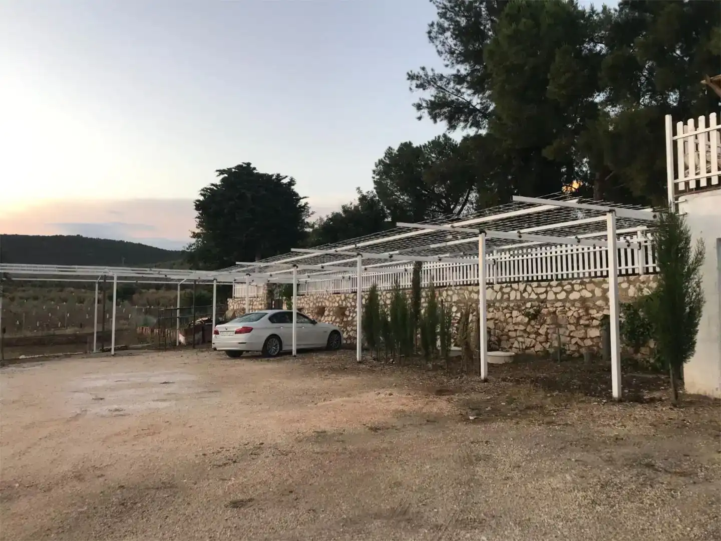 Aparcament de Finca rústica en venda en Gilena amb Aire condicionat i Piscina