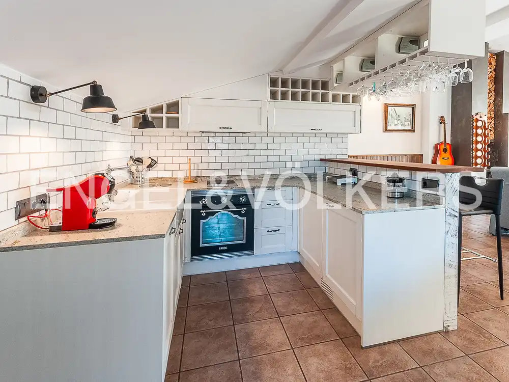 Kitchen of Attic for sale in Beniarjó  with Heating
