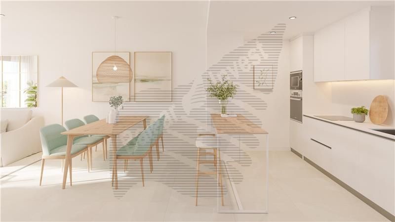 Küche von Erdgeschoss zum Verkauf in Calvià mit Klimaanlage, Privatgarten und Terrasse