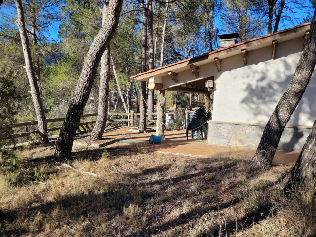 Jardí de Casa o xalet en venda en Vacarisses amb Aire condicionat, Jardí privat i Piscina