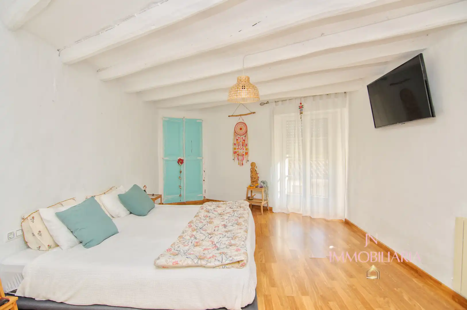 Schlafzimmer von Haus oder Chalet zum Verkauf in Piera mit Heizung, Parkett und Terrasse