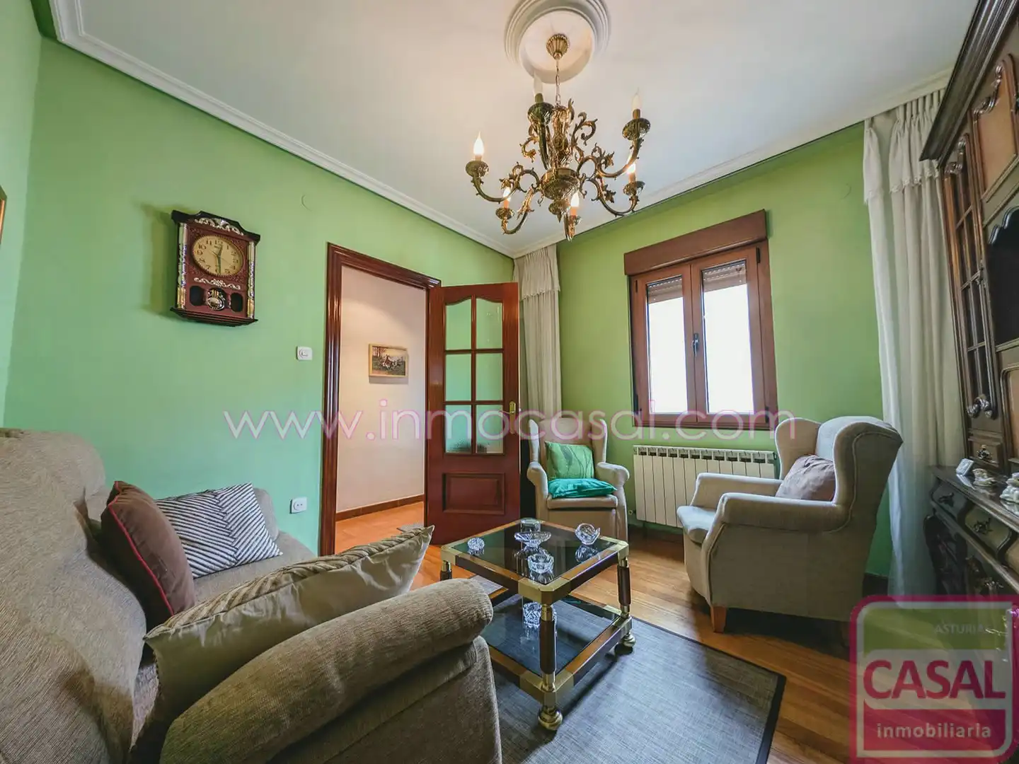Living room of Flat for sale in Mieres (Asturias)  with Heating, Storage room and Furnished
