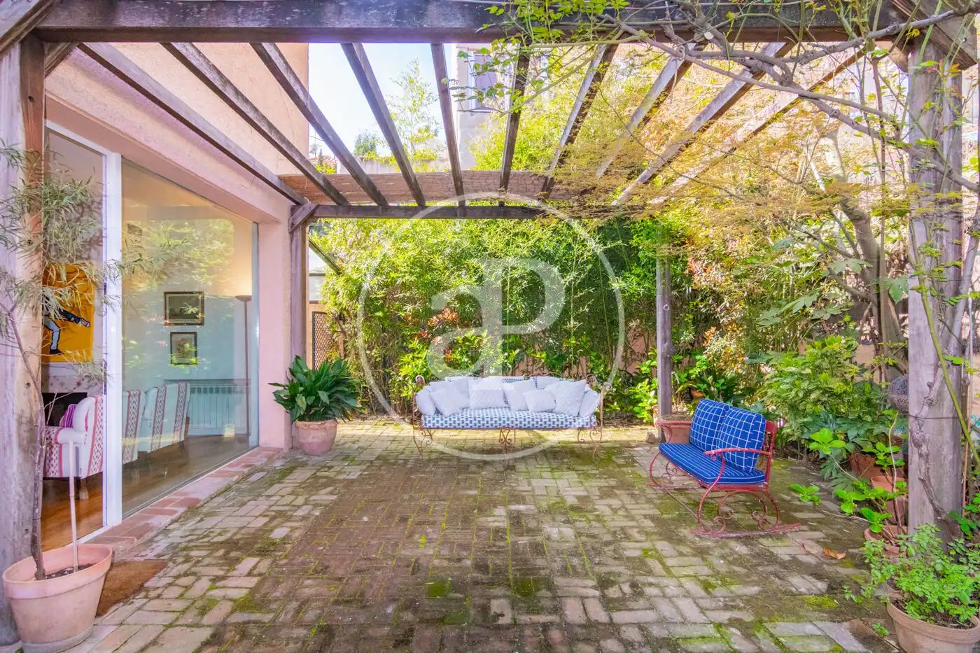 Terrassa de Casa o xalet de lloguer en Madrid amb Aire condicionat, Calefacció i Jardí privat