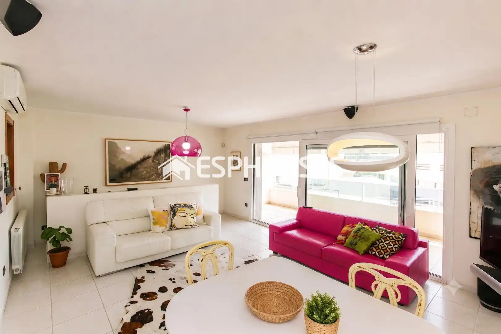 Sala d'estar de Dúplex en venda en Altea amb Aire condicionat, Terrassa i Traster
