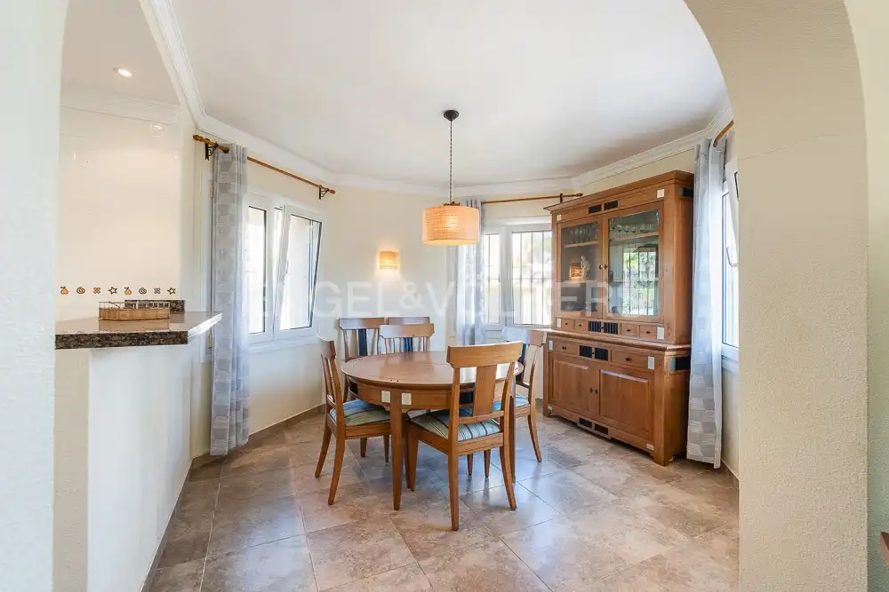 Dining room of Houses for sale in Oliva  with Air Conditioner, Heating and Private garden