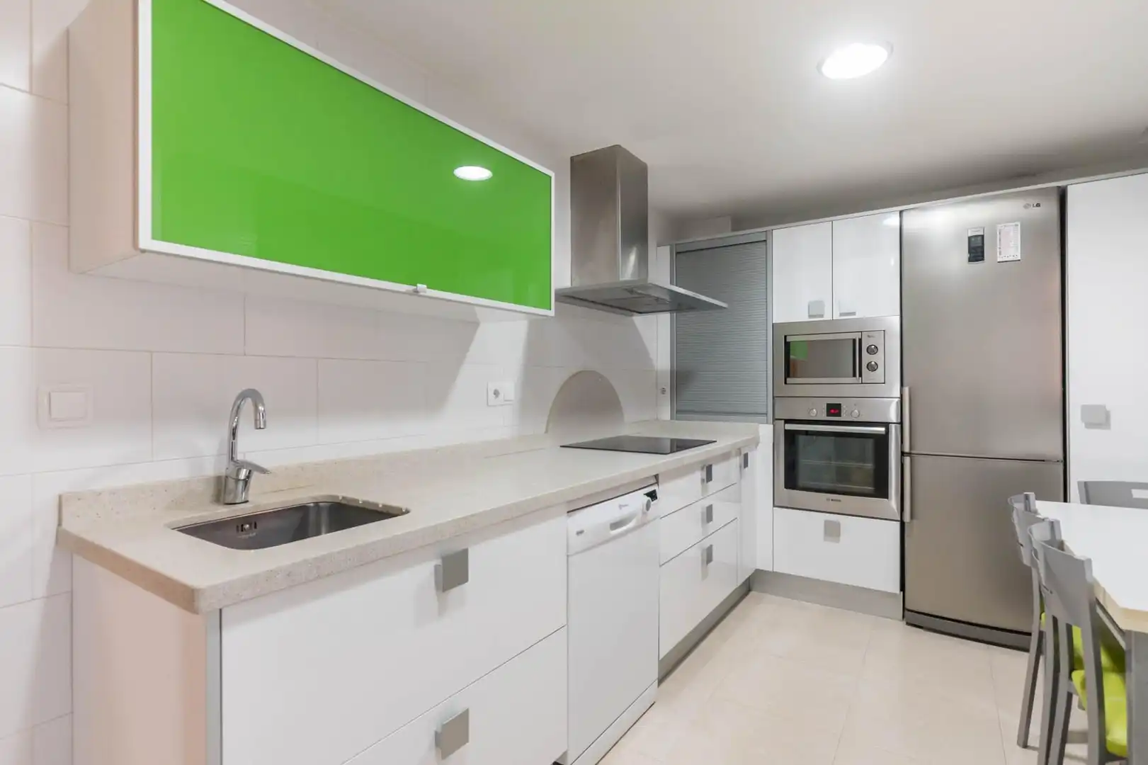 Kitchen of Flat for rent in Murcia  with Air Conditioner, Furnished and Balcony
