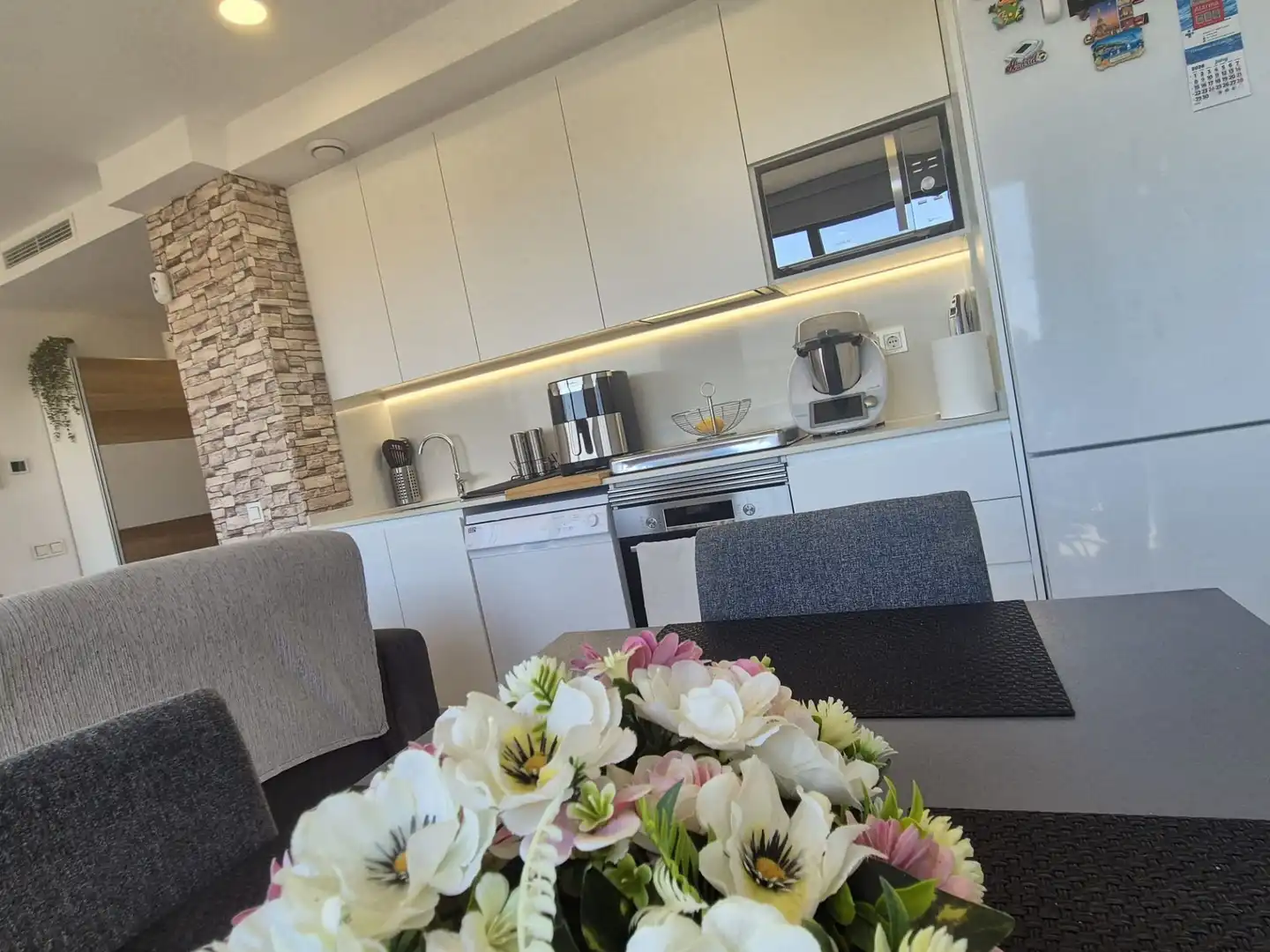 Kitchen of Attic for sale in Cubelles  with Air Conditioner and Terrace
