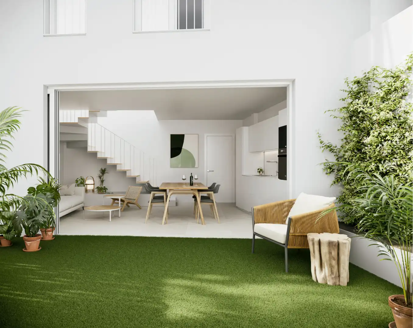 Garten von Haus oder Chalet zum Verkauf in L'Escala mit Klimaanlage, Heizung und Privatgarten
