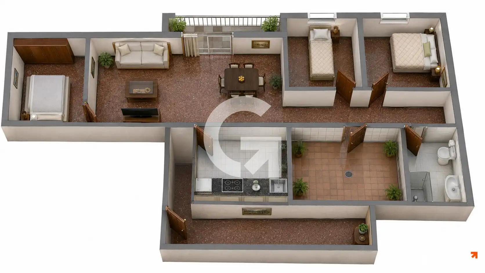 Flat for sale in L'Hospitalet de Llobregat  with Air Conditioner and Balcony