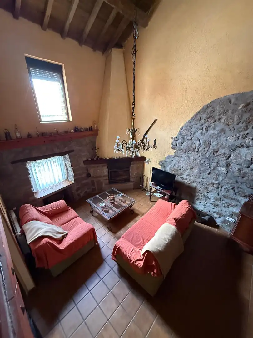 Sala de estar de Casa adosada en venta en La Torre con Calefacción, Jardín privado y Terraza