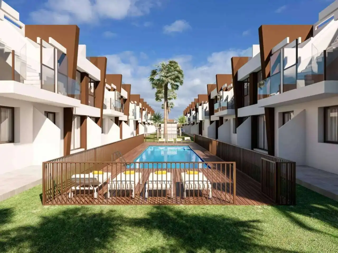 Vista exterior de Casa o xalet en venda en Murcia amb Jardí privat