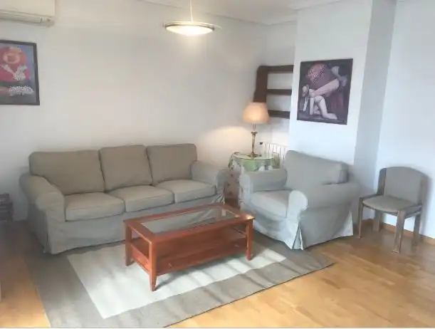 Sala de estar de Piso de alquiler en Boadilla del Monte con Aire acondicionado, Calefacción y Parquet