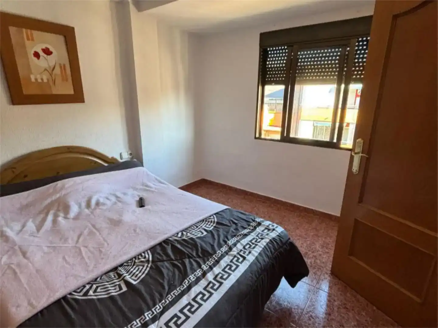 Bedroom of Flat for rent in  Valencia Capital  with Air Conditioner and Balcony