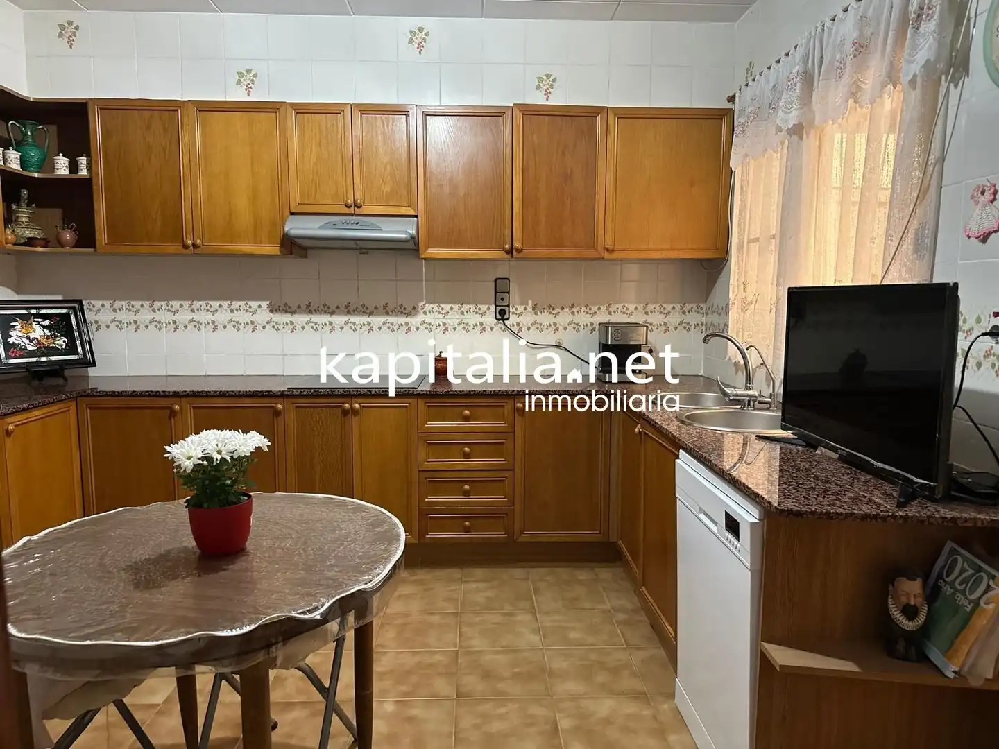 Cocina de Casa o chalet en venta en La Font de la Figuera con Calefacción, Jardín privado y Trastero