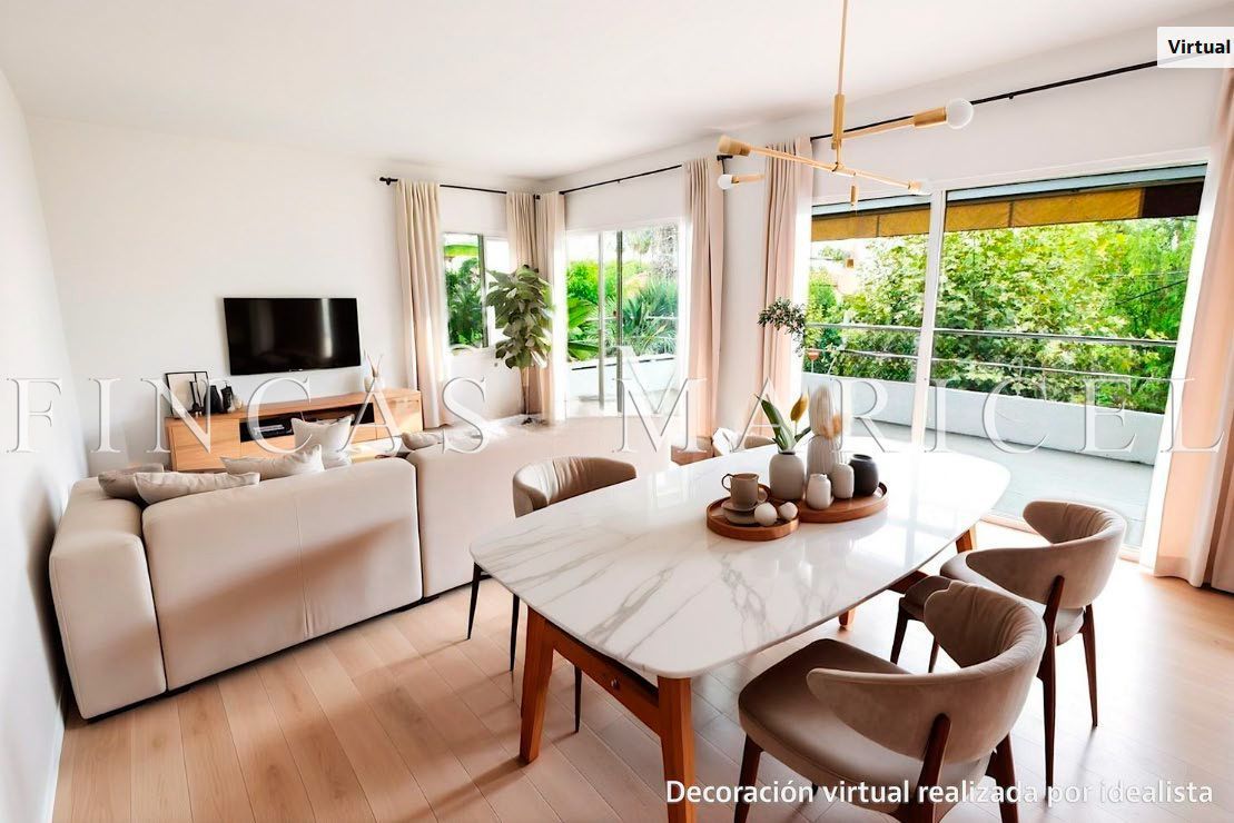 Living room of Flat for sale in Sitges  with Heating, Terrace and Community pool