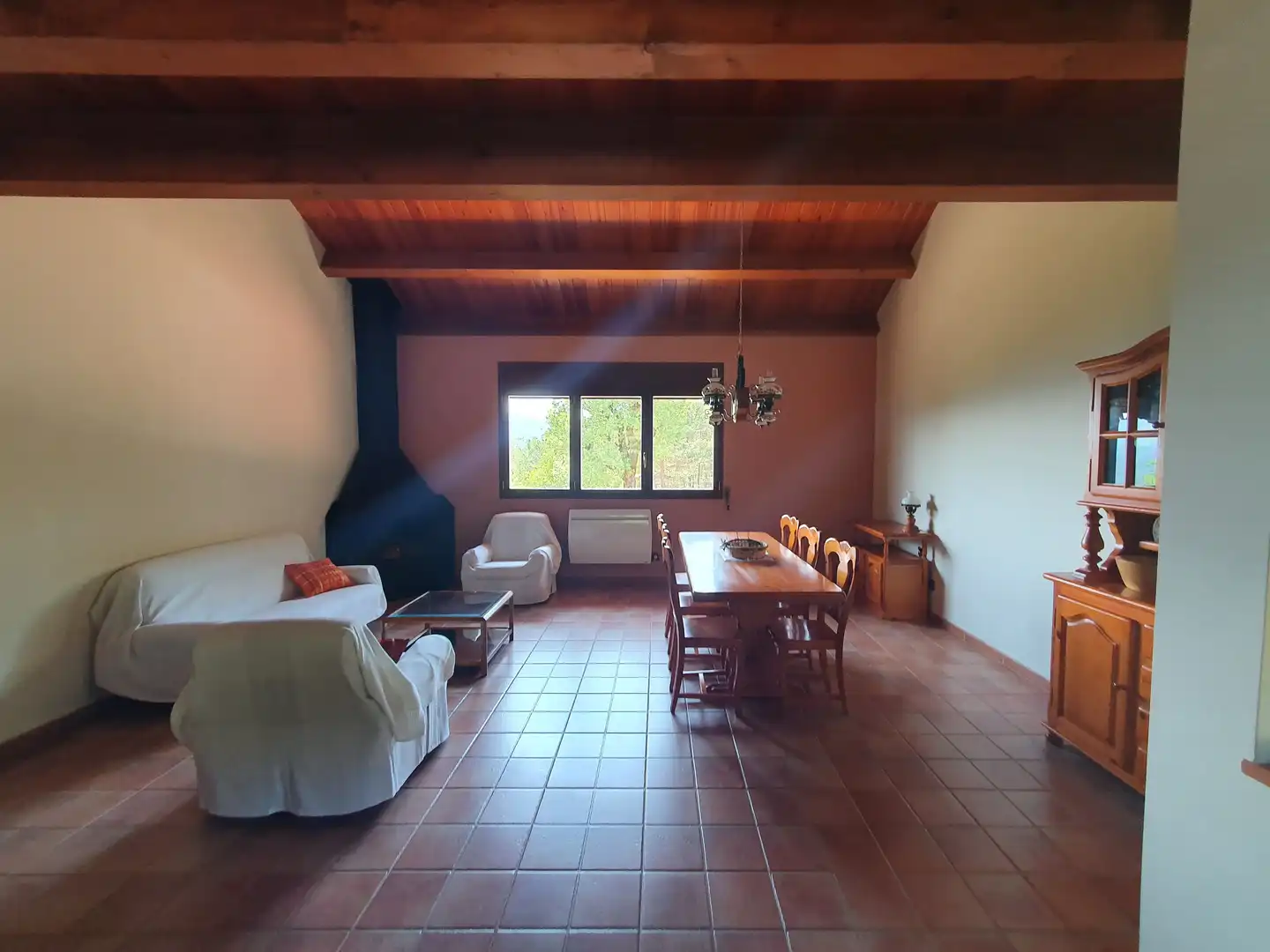Sala de estar de Casa o chalet en venta en Guixers con Calefacción, Jardín privado y Terraza