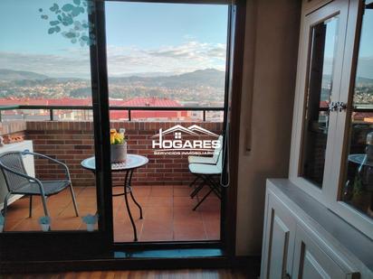 Balcony of Duplex for sale in Vigo   with Heating, Terrace and Storage room