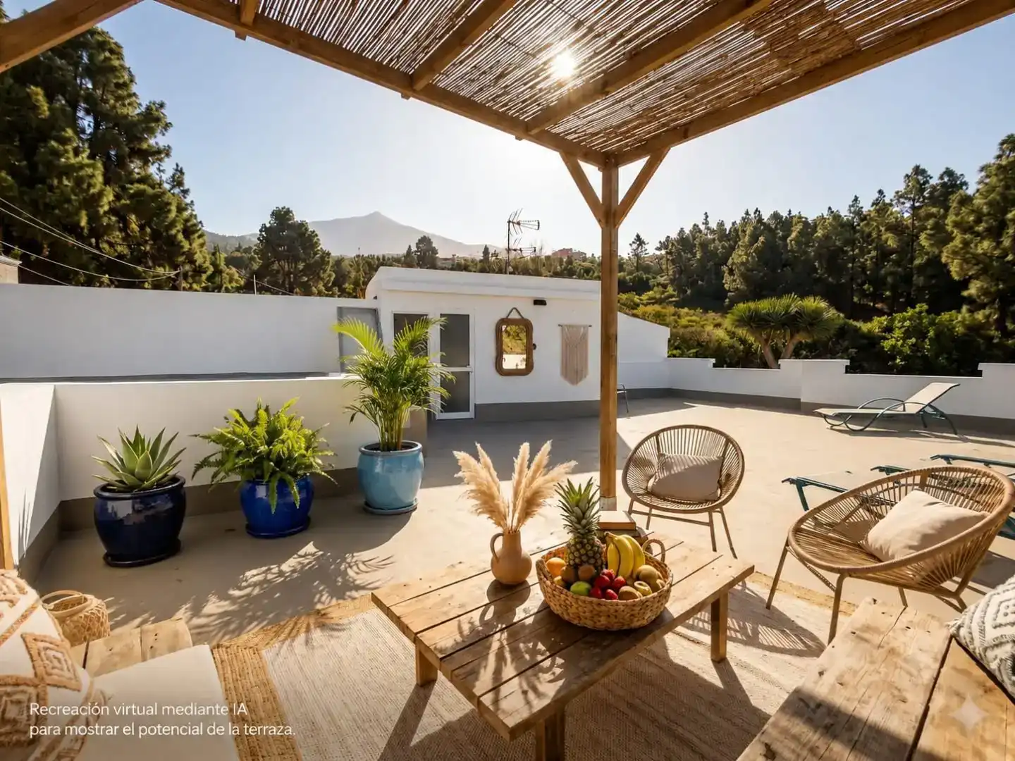 Terrace of Houses for sale in La Guancha  with Private garden, Parquet flooring and Furnished