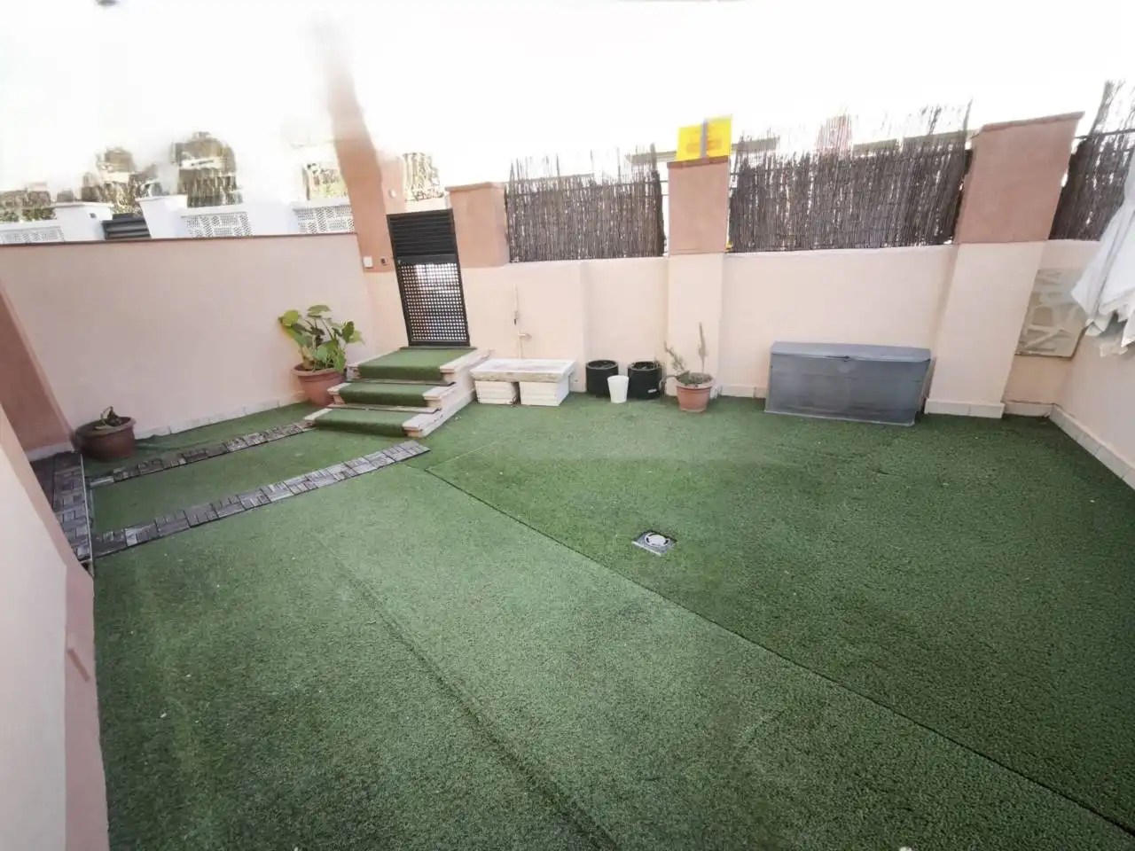 Terraza de Casa o chalet en venta en Santa Coloma de Gramenet con Aire acondicionado, Jardín privado y Parquet