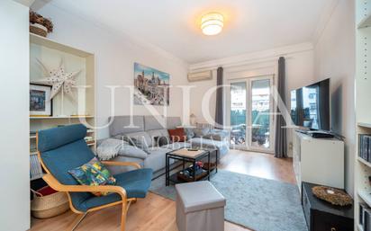 Sala d'estar de Pis en venda en  Madrid Capital amb Aire condicionat, Calefacció i Terrassa
