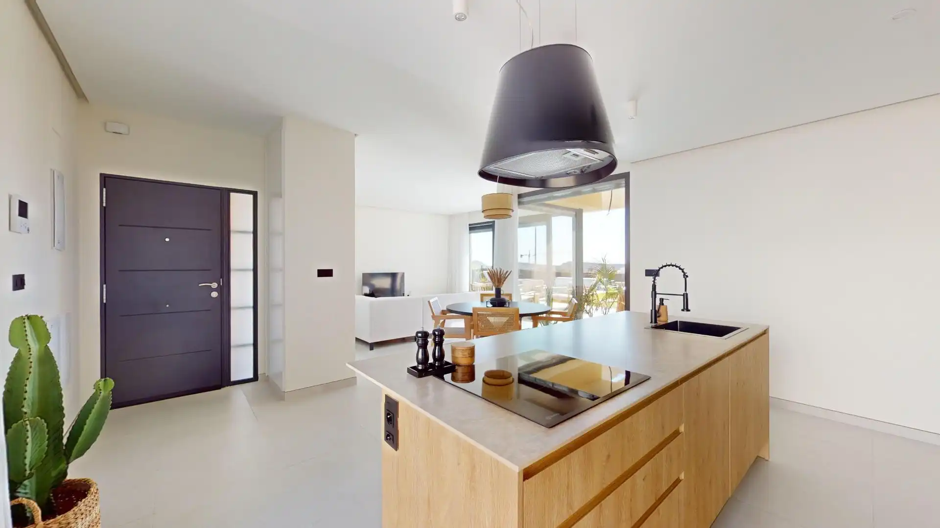 Cuina de Casa o xalet en venda en Murcia amb Aire condicionat, Jardí privat i Terrassa
