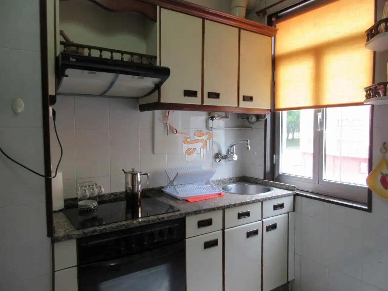 Kitchen of Flat for sale in Ferrol  with Heating and Furnished