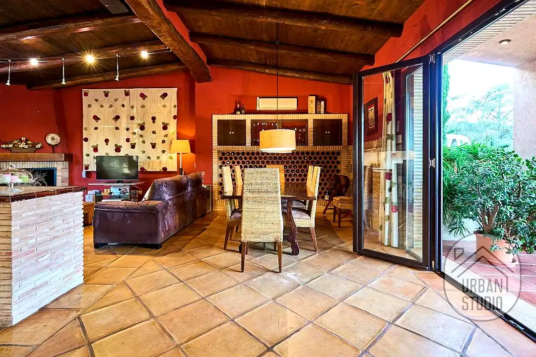 Living room of Houses for sale in Cocentaina  with Heating, Terrace and Swimming Pool