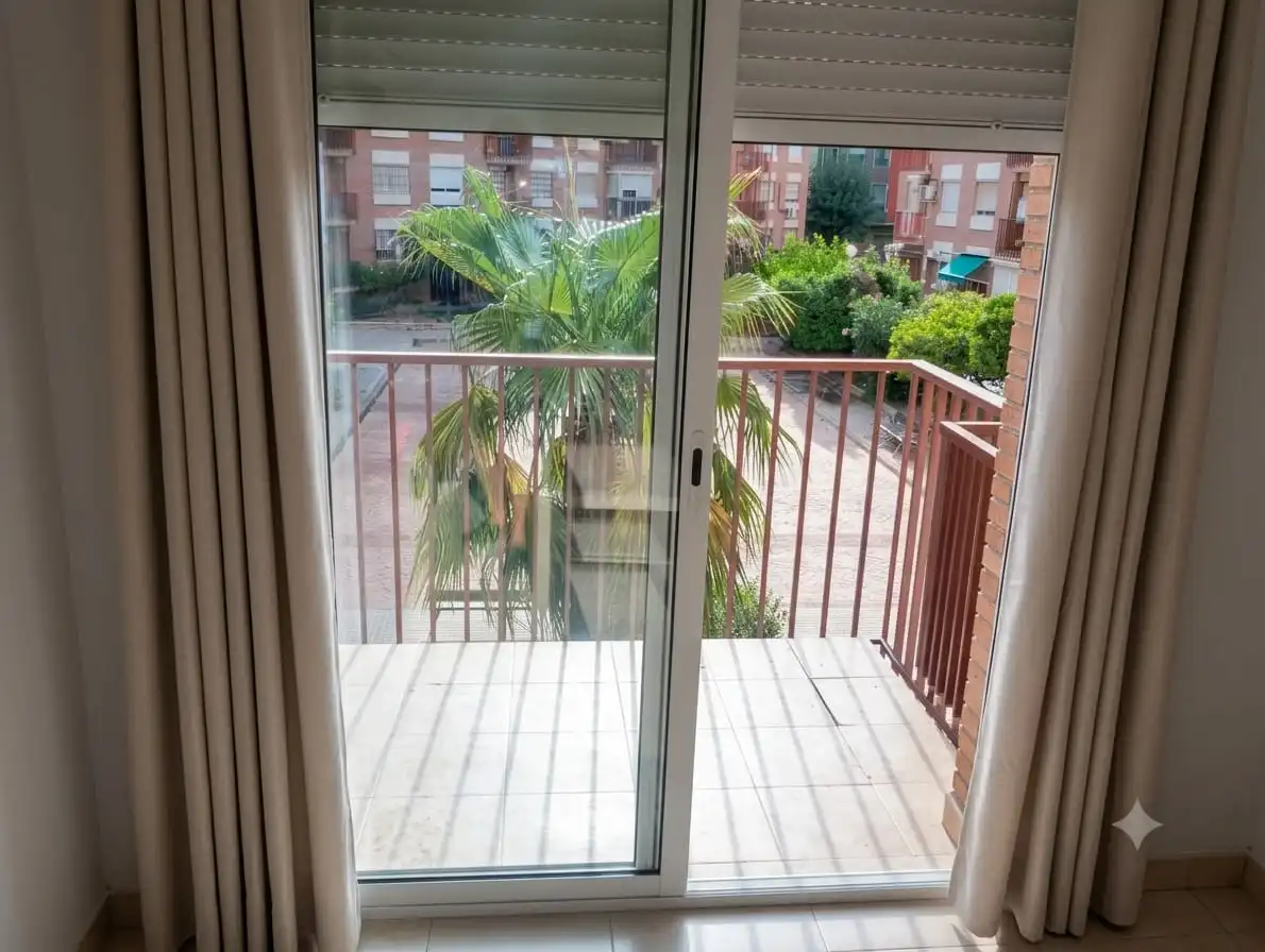 Balcony of Flat for rent in Murcia  with Furnished, Oven and Washing machine
