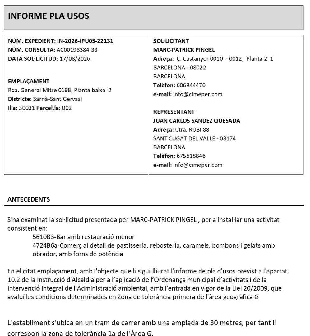 Garten von Geschaftsraum zur Miete in Barcelona mit Klimaanlage und Alarm