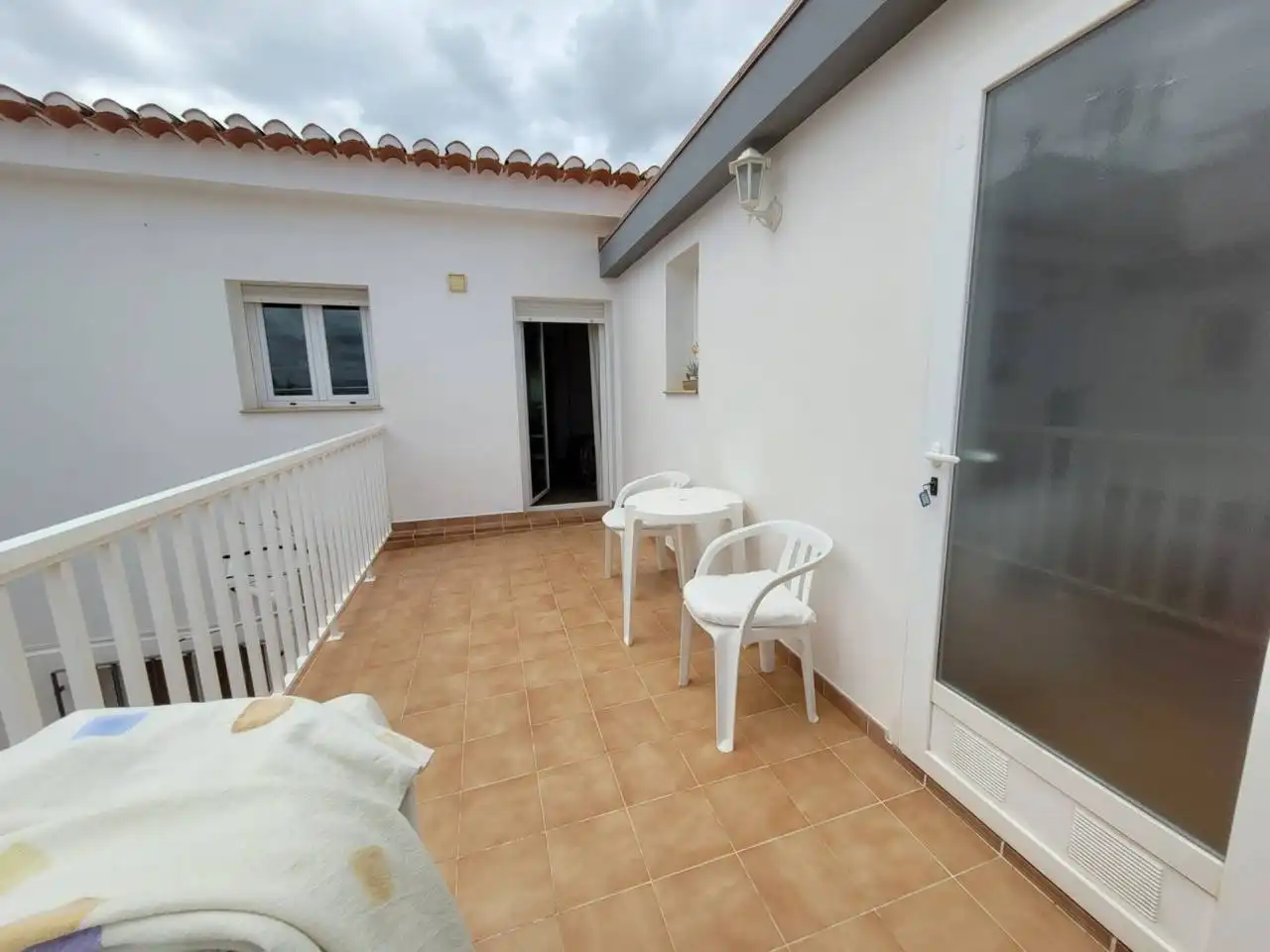 Terrassa de Casa o xalet en venda en Baza amb Aire condicionat, Calefacció i Jardí privat