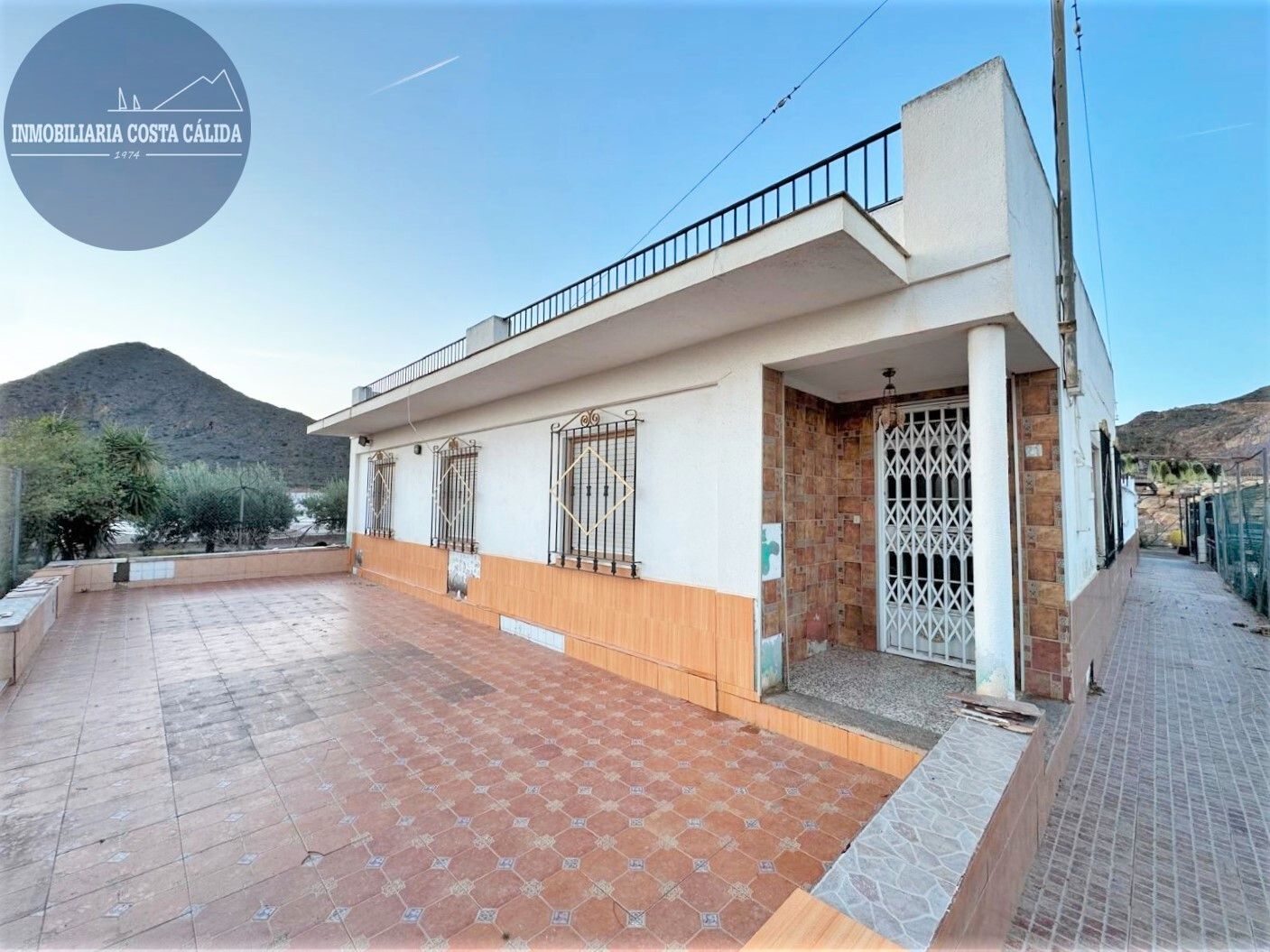 Vista exterior de Finca rústica en venda en Águilas amb Jardí privat, Terrassa i Traster