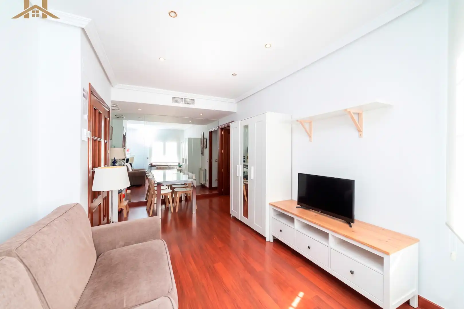 Wohnzimmer von Wohnung zum Verkauf in Villaviciosa de Odón mit Klimaanlage, Abstellraum und Balkon