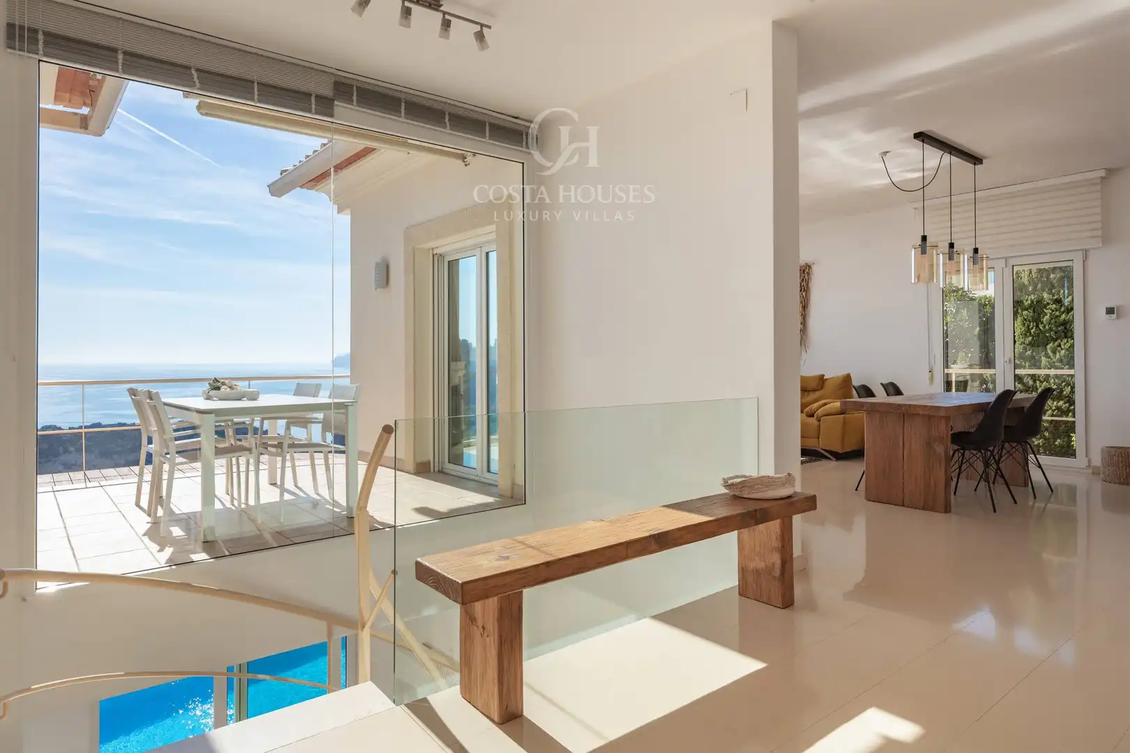 Living room of Houses for sale in Jávea / Xàbia  with Air Conditioner, Private garden and Terrace