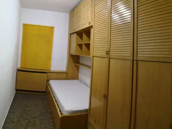 Schlafzimmer von Wohnung zur Miete in Barcelona mit Klimaanlage, Terrasse und Möbliert