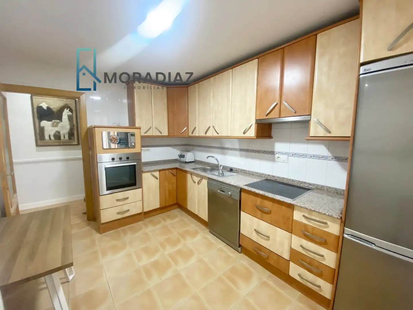 Cocina de Piso de alquiler en Don Benito con Aire acondicionado, Parquet y Trastero