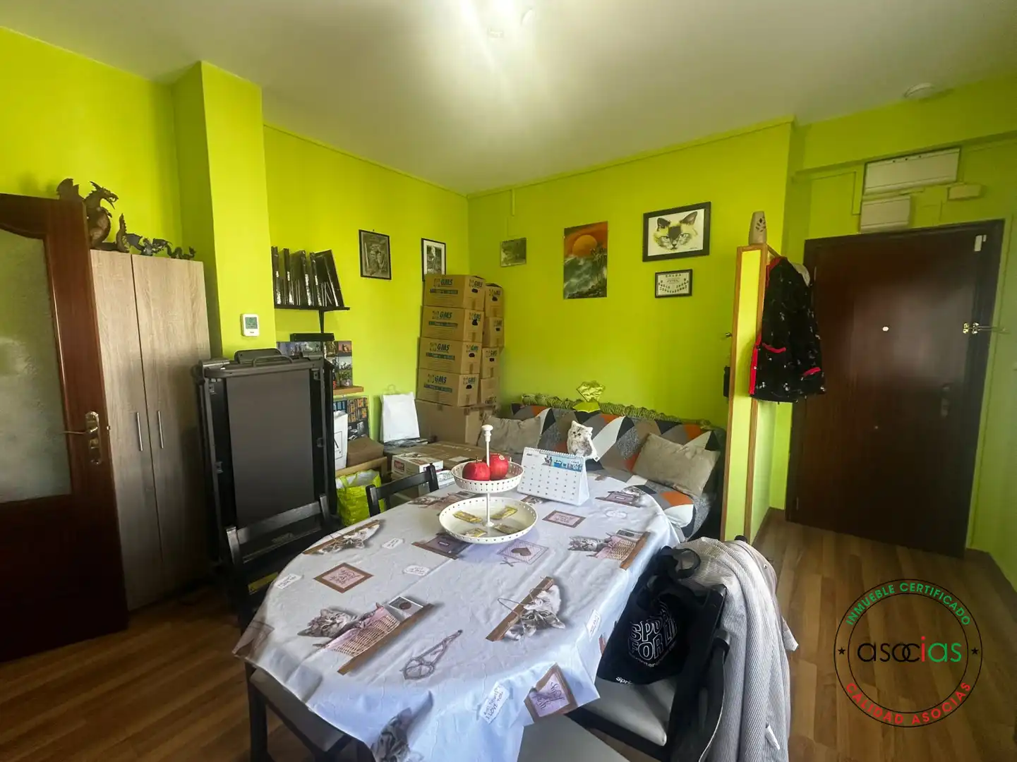 Sala de estar de Piso en venta en Gijón  con Calefacción y Jardín privado