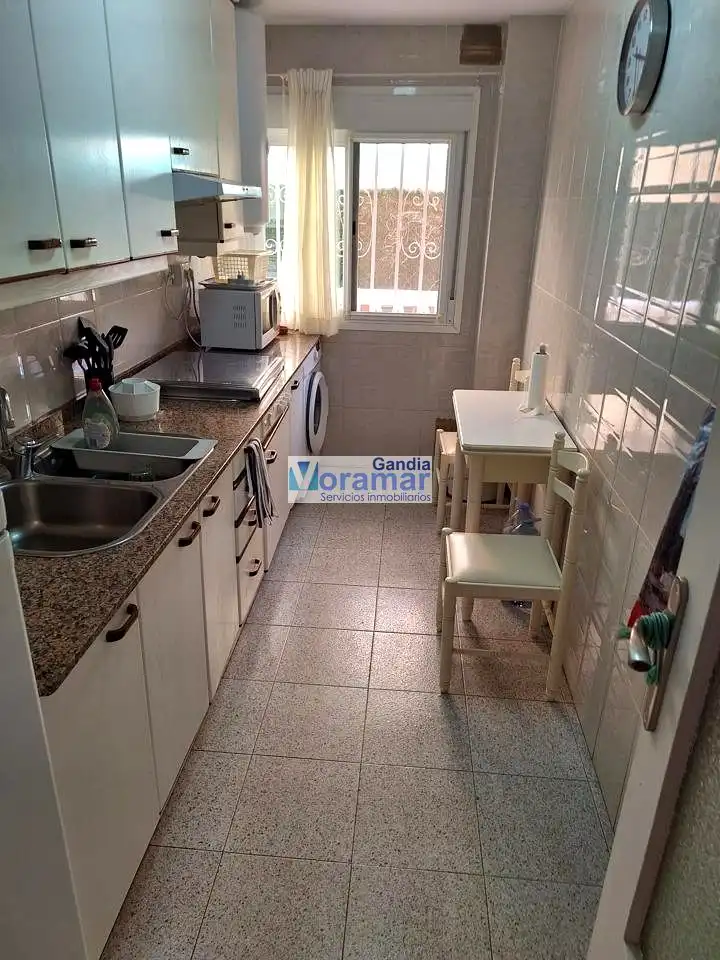 Cocina de Apartamento de alquiler en Gandia con Calefacción y Amueblado