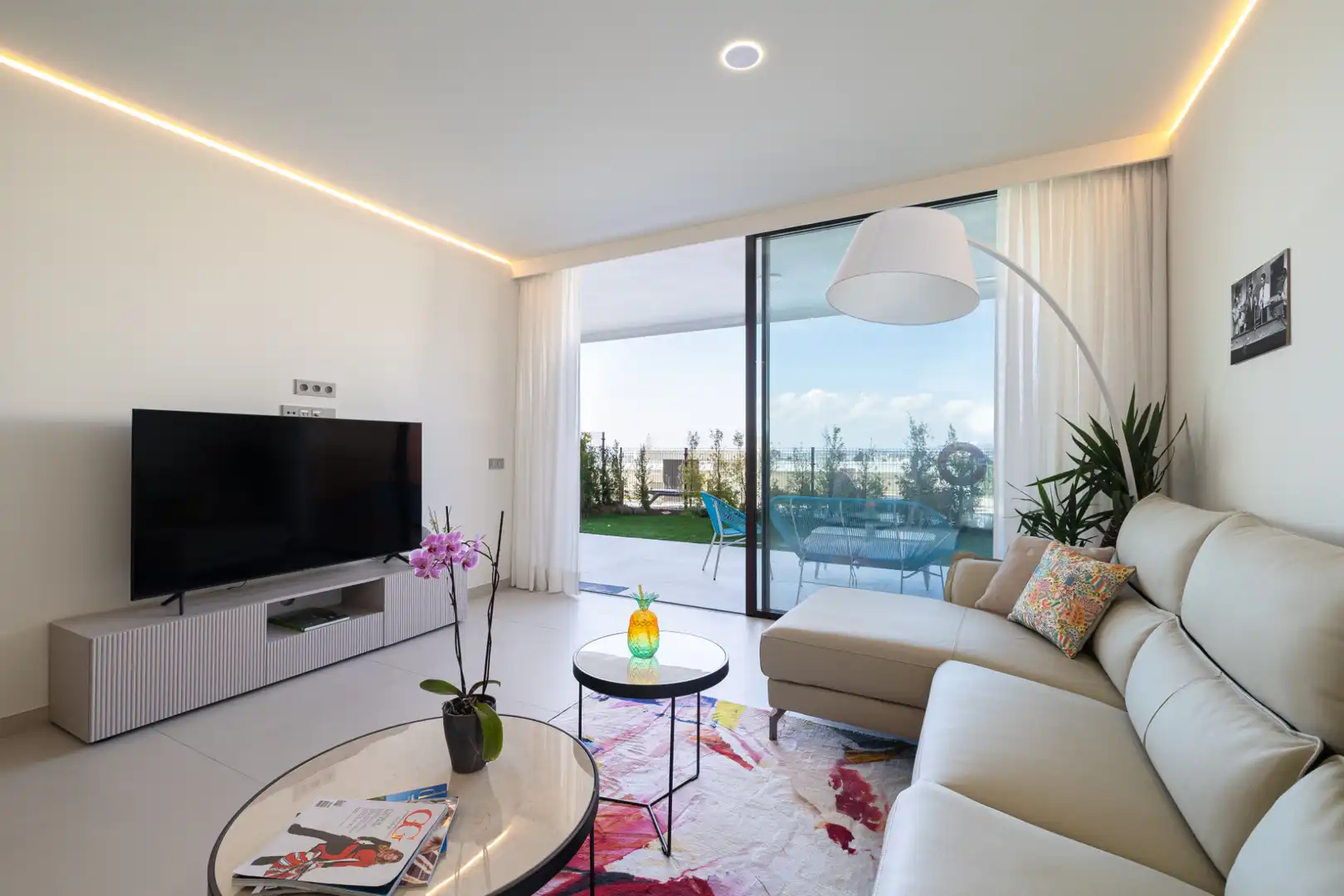 Living room of Flat for rent in Fuengirola  with Air Conditioner, Heating and Private garden