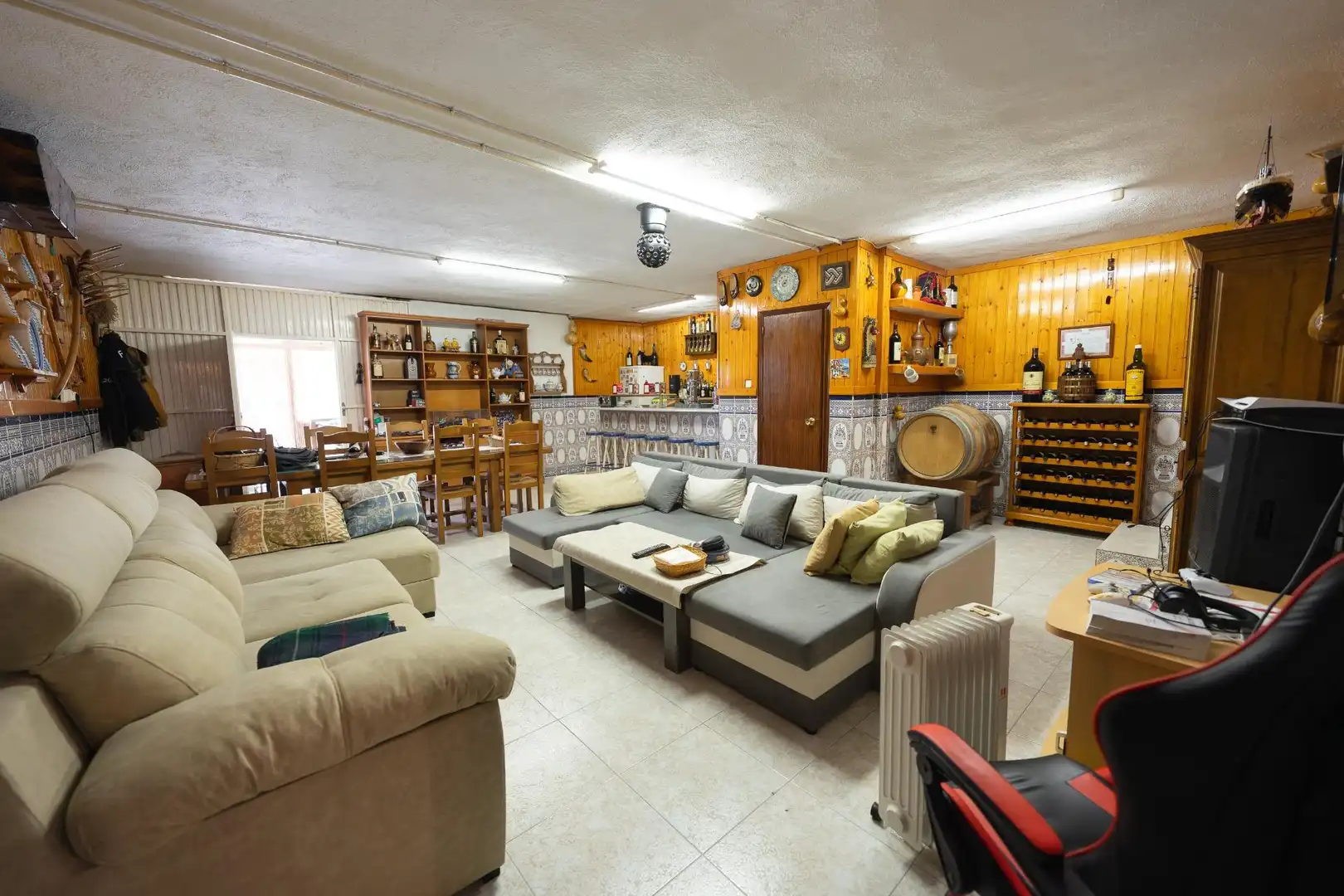 Sala d'estar de Finca rústica en venda en Carranque amb Aire condicionat, Calefacció i Jardí privat