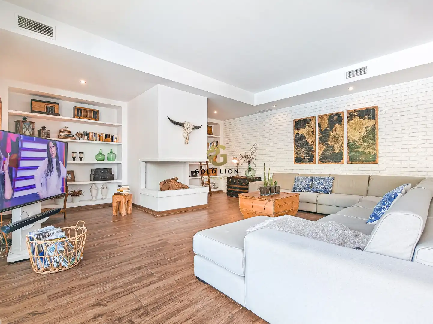 Living room of Houses for sale in Dénia  with Air Conditioner, Heating and Private garden