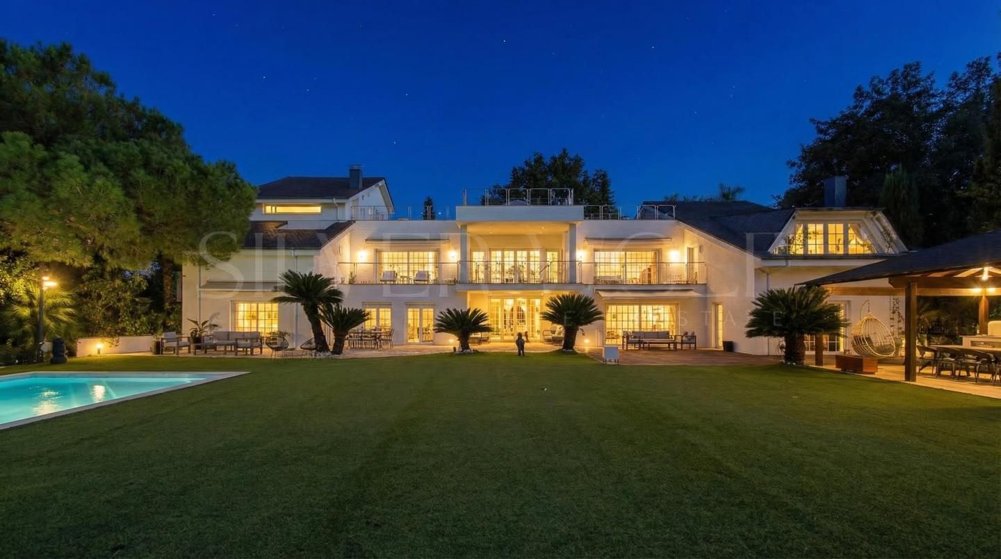 Exterior view of Houses for sale in Sant Cugat del Vallès  with Air Conditioner, Heating and Private garden