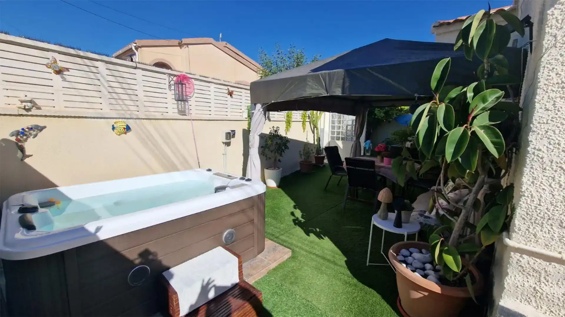 Terrassa de Casa o xalet en venda en San Fulgencio amb Aire condicionat i Balcó