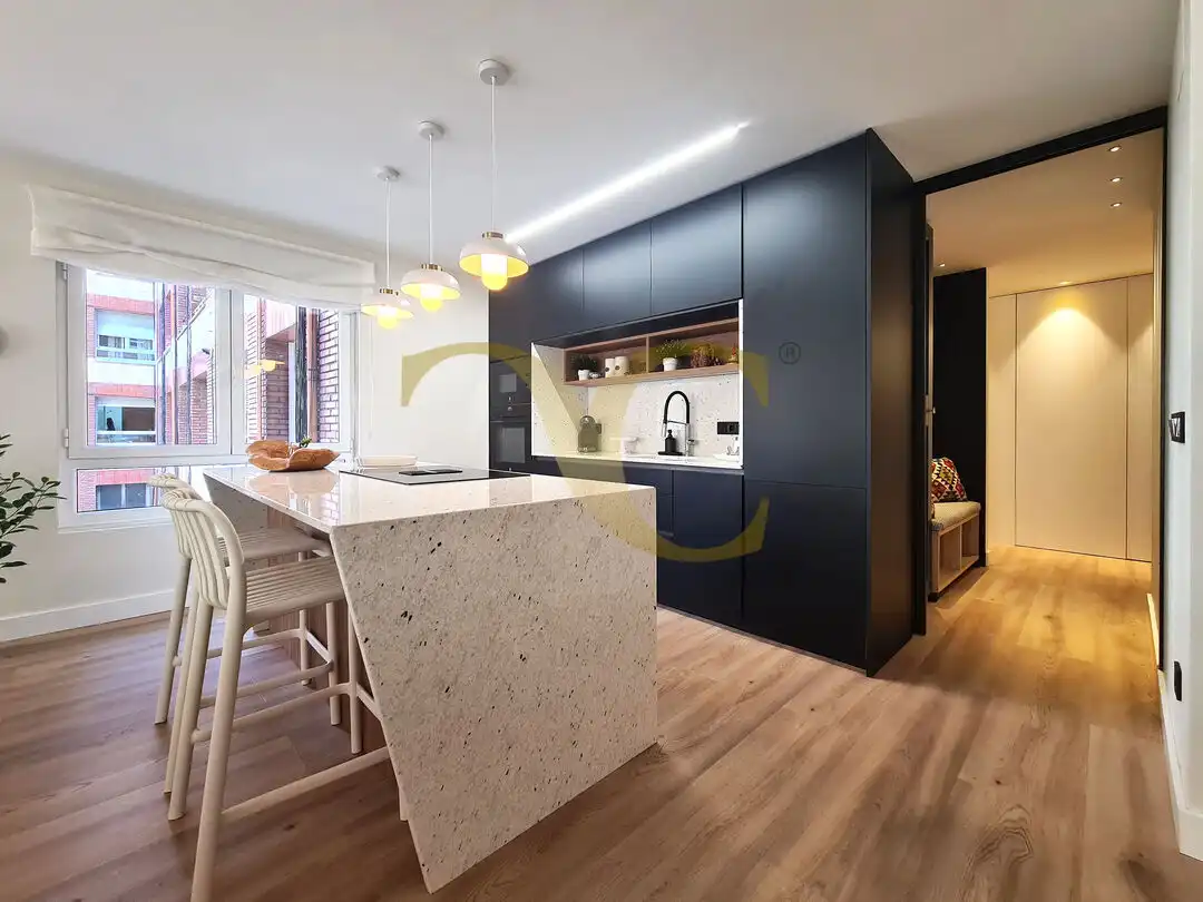 Küche von Wohnung zum Verkauf in Gijón  mit Heizung und Möbliert
