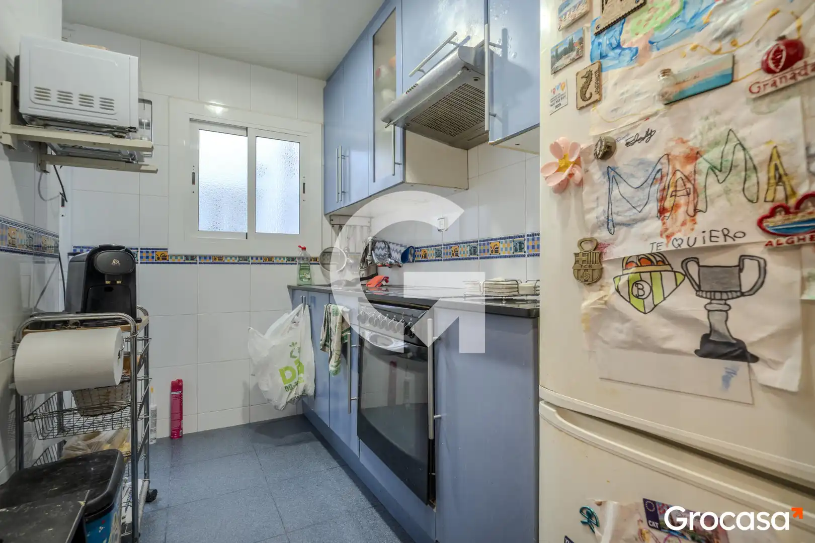 Cuina de Pis en venda en Barcelona amb Aire condicionat i Balcó